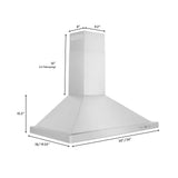 ZLINE Convertible Vent Wall Mount Range Hood in Stainless Steel (KB)