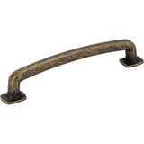 Belcastel 1 Cabinet Pull by Jeffrey Alexander - Distressed Antique Brass