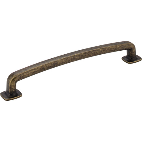 Belcastel 1 Cabinet Pull by Jeffrey Alexander - Distressed Antique Brass