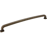 Belcastel 1 Appliance Handle by Jeffrey Alexander - Distressed Antique Brass