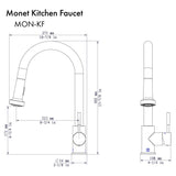 ZLINE Monet Kitchen Faucet (MON-KF)