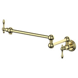 ZLINE Rembrandt Pot Filler in Polished Gold REM-FPF-PG