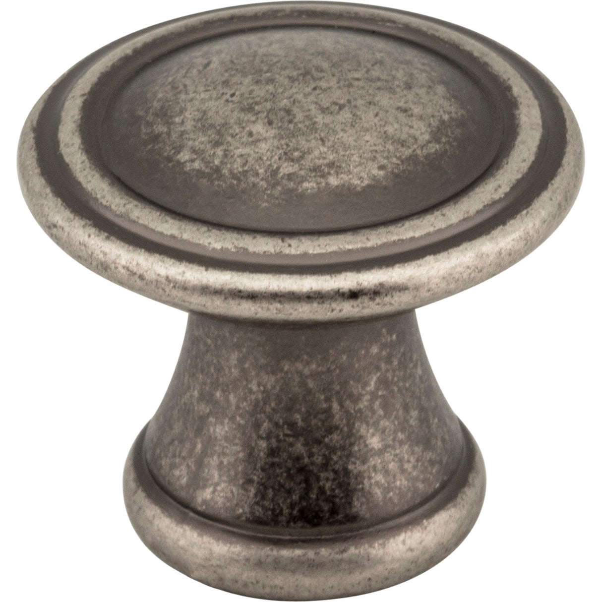 Cordova Cabinet Knob by Jeffrey Alexander - Distressed Pewter