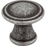 Chesapeake Cabinet Knob by Jeffrey Alexander - Distressed Antique Silver