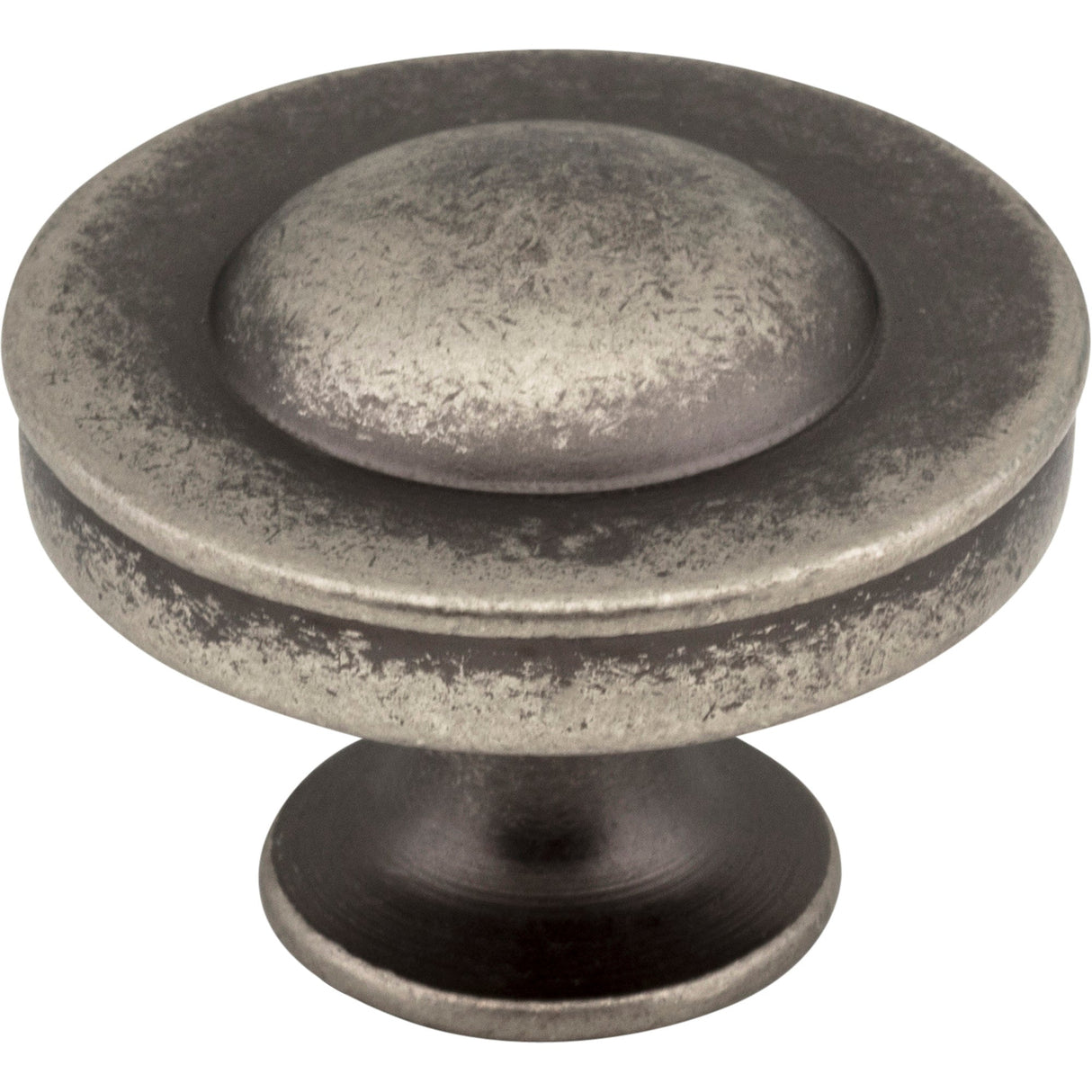 Cordova Cabinet Knob by Jeffrey Alexander - Distressed Pewter