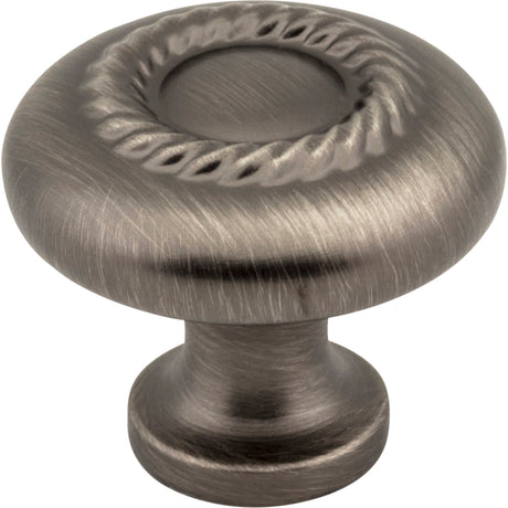 Lenoir Cabinet Knob by Jeffrey Alexander - Brushed Pewter