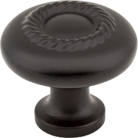 Lenoir Cabinet Knob by Jeffrey Alexander - Matte Black