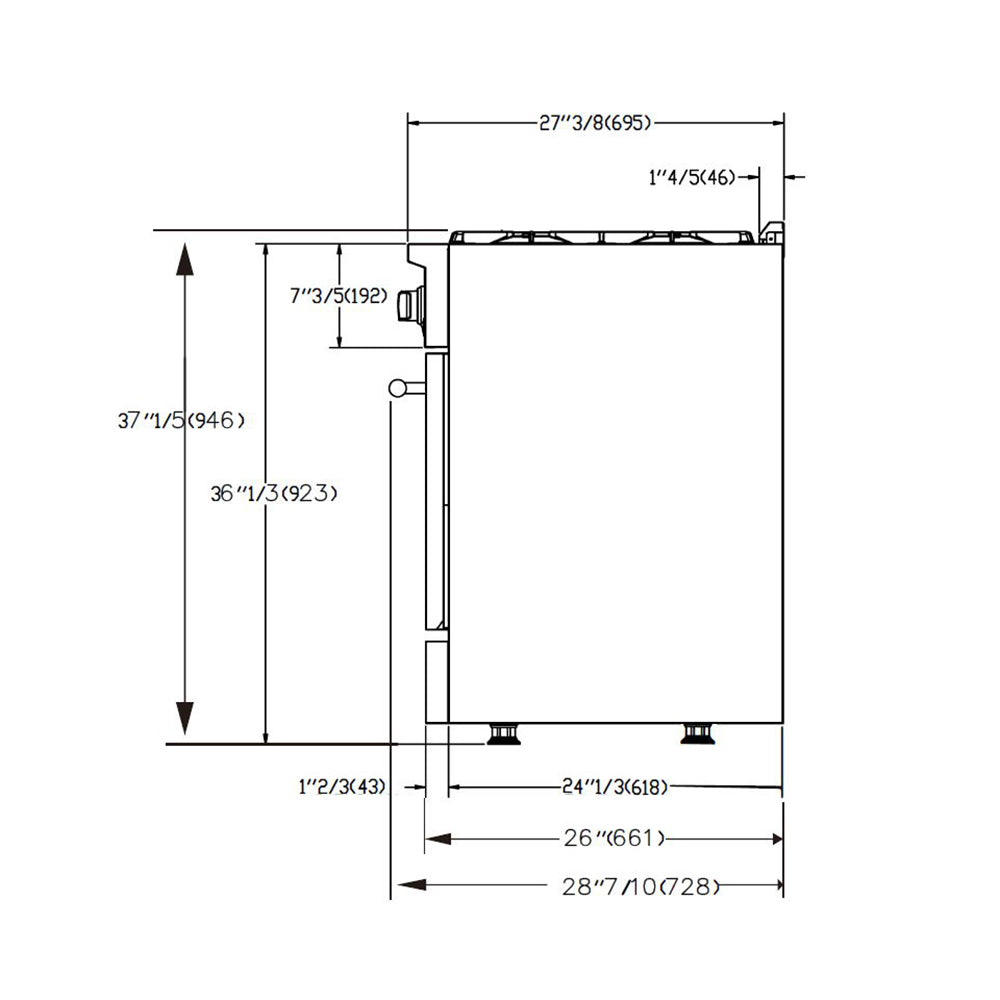 Forno 2-Piece Stainless Steel Kitchen Package with 60 in. Professional Refrigerator and 48 in. Dual Fuel Range (FFFFD1933-60S + FFSGS6156-48)