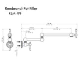 ZLINE Rembrandt Pot Filler with Color Options (REM-FPF)