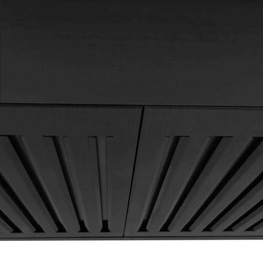 ZLINE Convertible Vent Wall Mount Range Hood in Black Stainless Steel (BSKBN)