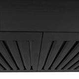 ZLINE Convertible Vent Wall Mount Range Hood in Black Stainless Steel (BSKBN)