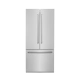 ZLINE 36 in. 19.6 cu. ft. Built-In 3-Door French Door Refrigerator with Internal Water and Ice Dispenser in Stainless Steel (RBIV-304-36)