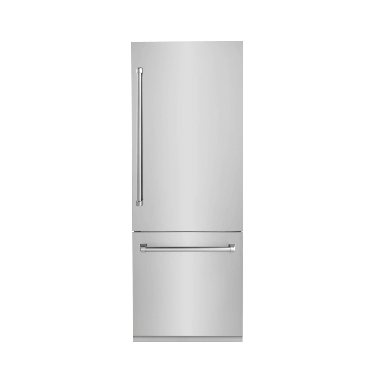 ZLINE 30 in. 16.1 cu. ft. Panel Ready Built-In 2-Door Bottom Freezer Refrigerator with Internal Water and Ice Dispenser (RBIV-30)