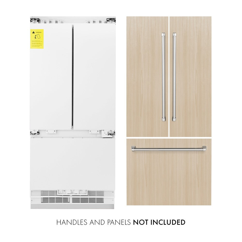 りらページ ZLINE 36 in. 19.6 cu. Ft. Panel Ready Built-In 3-Door French Door