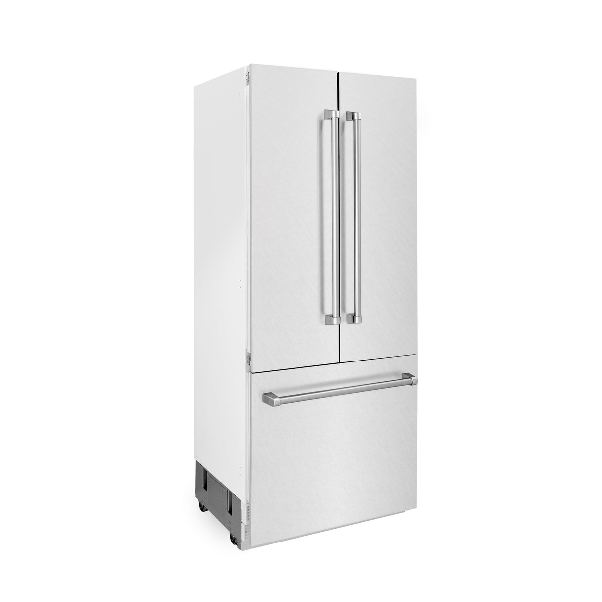 ZLINE 36 in. 19.6 cu. ft. Built-In 2-Door Bottom Freezer Refrigerator with Internal Water and Ice Dispenser in Fingerprint Resistant Stainless Steel (RBIV-SN-36)