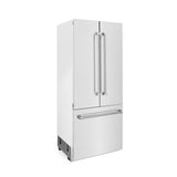 ZLINE 36 in. 19.6 cu. ft. Built-In 2-Door Bottom Freezer Refrigerator with Internal Water and Ice Dispenser in Fingerprint Resistant Stainless Steel (RBIV-SN-36)