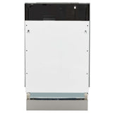 ZLINE 18" Tallac Series 3rd Rack Top Control Dishwasher in Custom Panel Ready with Stainless Steel Tub, 51dBa (DWV-18)