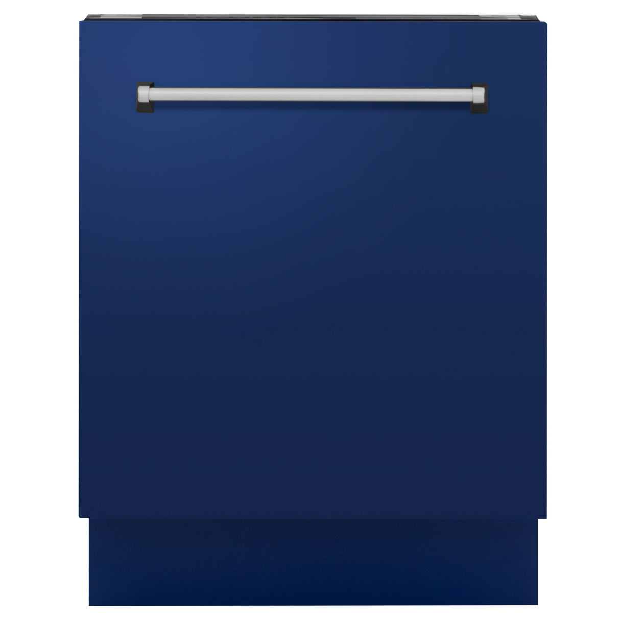 ZLINE 24" Tallac Series 3rd Rack Dishwasher with Blue Gloss Panel and Traditional Handle, 51dBa (DWV-BG-24)