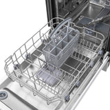 ZLINE 18 in. Compact Panel Ready Top Control Dishwasher with Stainless Steel Tub, 54dBa (DW7714-18)