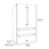 ZLINE Kitchen Package with Refrigeration, 30 in. Stainless Steel Gas Range, 30 in. Traditional Over The Range Microwave and 24 in. Tall Tub Dishwasher (4KPR-SGROTRH30-DWV)
