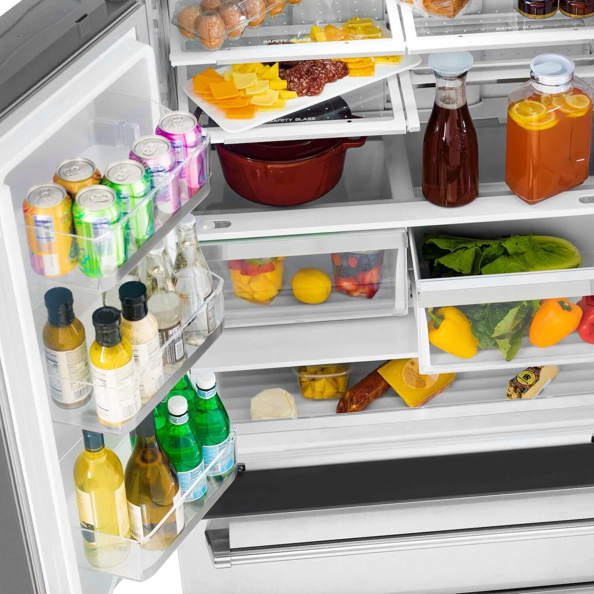 ZLINE Kitchen Package with Refrigeration, 30 in. Stainless Steel Gas Range, 30 in. Traditional Over The Range Microwave and 24 in. Tall Tub Dishwasher (4KPR-SGROTRH30-DWV)