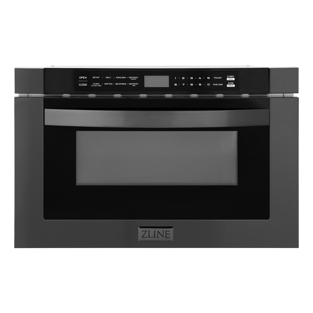 ZLINE 24 in. 1.2 cu. ft. Black Stainless Steel Built-in Microwave Drawer (MWD-1-BS)