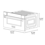 ZLINE 30 in. 1.2 cu. ft. Stainless Steel Built-In Microwave Drawer (MWD-30)