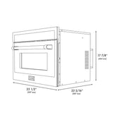 ZLINE 24 in. Stainless Steel Built-in Convection Microwave Oven with Speed and Sensor Cooking (MWO-24)