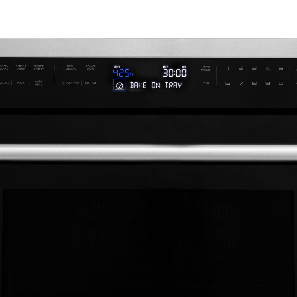 ZLINE 30 in. 1.6 cu ft. Stainless Steel Built-in Convection Microwave Oven (MWO-30)