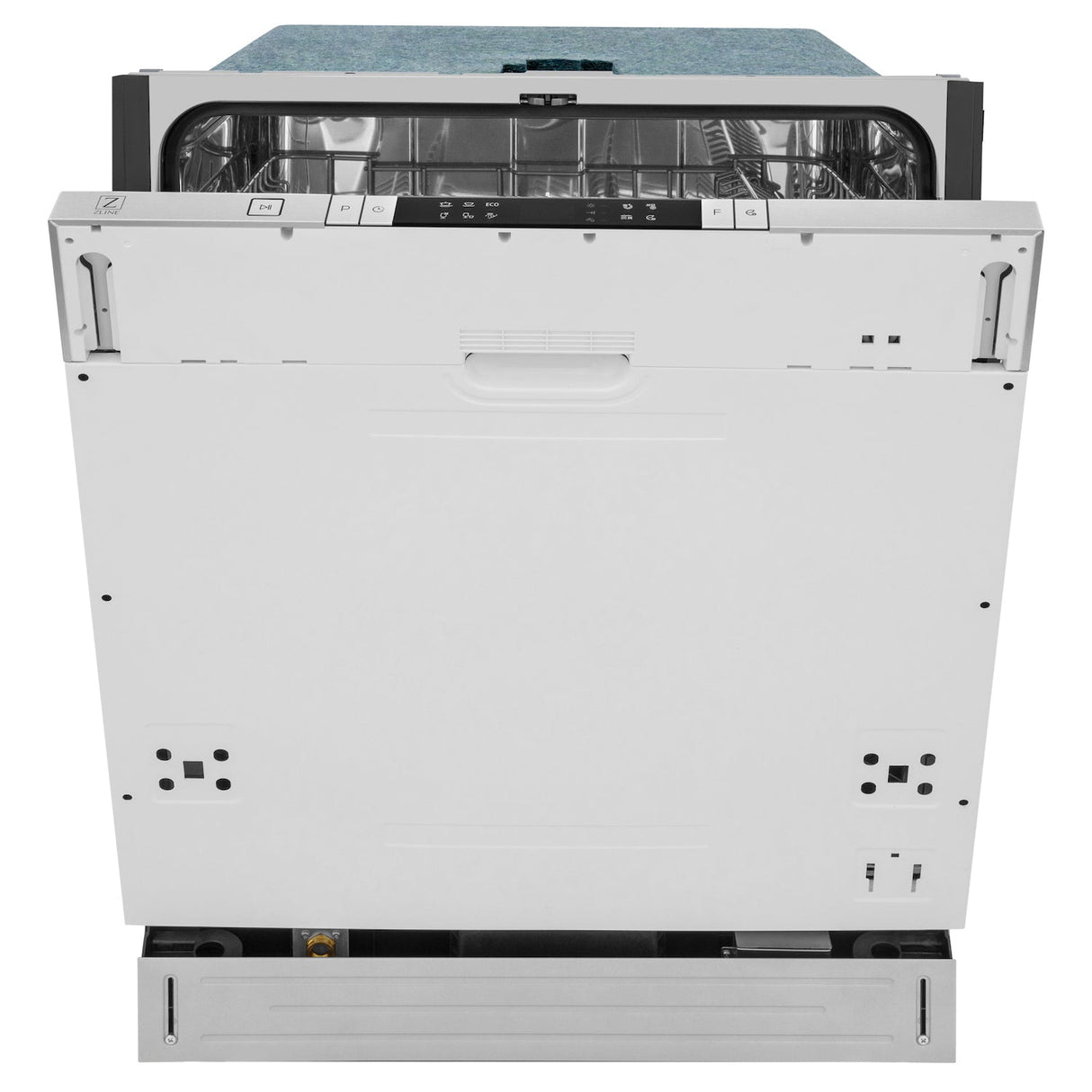 ZLINE 24 in. Panel Ready Top Control Dishwasher with Stainless Steel Tub, 52dBa (DW7713-24)