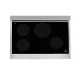 ZLINE 36 in. 4.6 cu. ft. Induction Range with a 4 Element Stove and Electric Oven in Fingerprint Resistant Stainless Steel (RAINDS-SN-36)