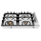 ZLINE 30 in. Gas Cooktop with 4 Gas Brass Burners (RC-BR-30)