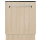 ZLINE 24 in. Tallac Series 3rd Rack Dishwasher in Custom Panel Ready with Stainless Steel Tub, 51dBa (DWV-24)