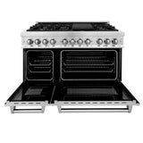 ZLINE 48 in. Professional Dual Fuel Range in Stainless Steel (RA48)