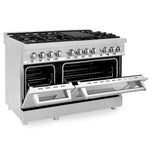 ZLINE 48 in. Professional Dual Fuel Range in Stainless Steel (RA48)