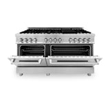 ZLINE 60 in. 7.4 cu. ft. Dual Fuel Range with Gas Stove and Electric Oven in Stainless Steel (RA60)