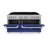 ZLINE 60 in. 7.4 cu. ft. Dual Fuel Range with Gas Stove and Electric Oven in Fingerprint Resistant Stainless Steel (RAS-SN-60)