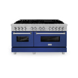 ZLINE 60 in. 7.4 cu. ft. Dual Fuel Range with Gas Stove and Electric Oven in Fingerprint Resistant Stainless Steel (RAS-SN-60)