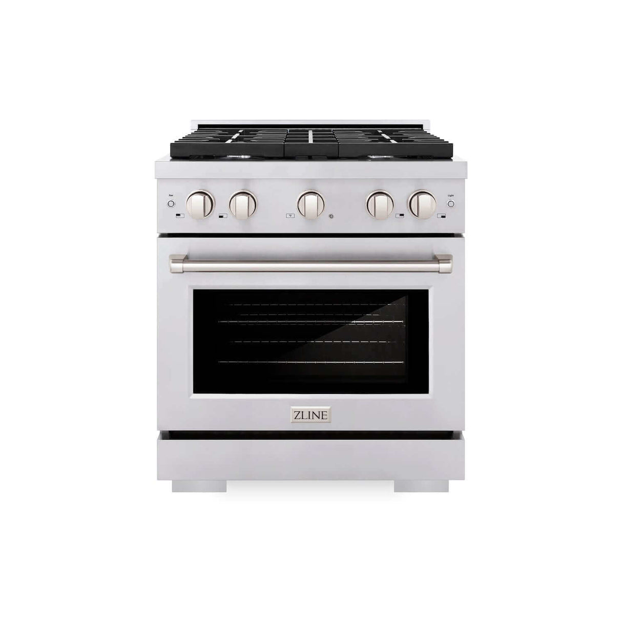 ZLINE 30 in. Kitchen Package with Stainless Steel Gas Range, Range Hood, Microwave Drawer and Tall Tub Dishwasher (4KP-SGRRH30-MWDWV)