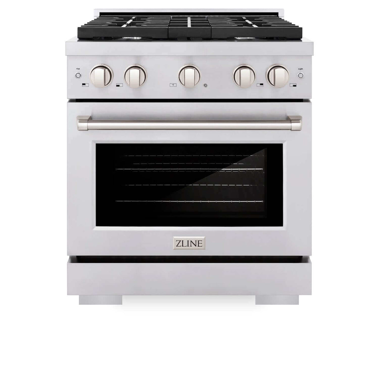 ZLINE 30 in. Kitchen Package with Stainless Steel Gas Range, Modern Over-the-Range Microwave and Tall Tub Dishwasher (3KP-SGROTR30-DWV)