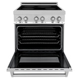 ZLINE 30 in. 4.0 cu. ft. Induction Range with a 4 Element Stove and Electric Oven in Stainless Steel (RAIND-30)