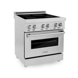 ZLINE 30 in. 4.0 cu. ft. Induction Range with a 4 Element Stove and Electric Oven in Stainless Steel (RAIND-30)