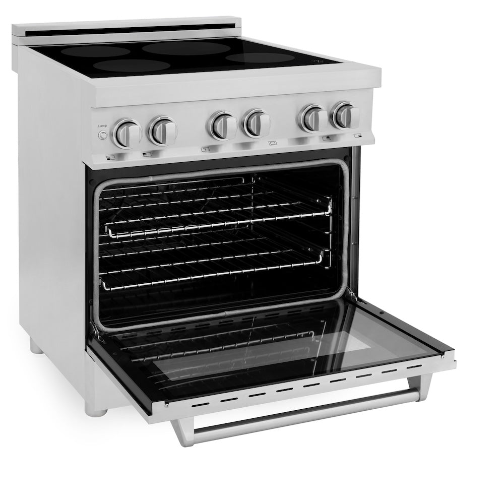 ZLINE 30 in. 4.0 cu. ft. Induction Range with a 4 Element Stove and Electric Oven in Stainless Steel (RAIND-30)