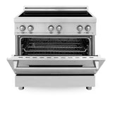 ZLINE 36 in. 4.6 cu. ft. Induction Range with a 4 Element Stove and Electric Oven in Stainless Steel (RAIND-36)