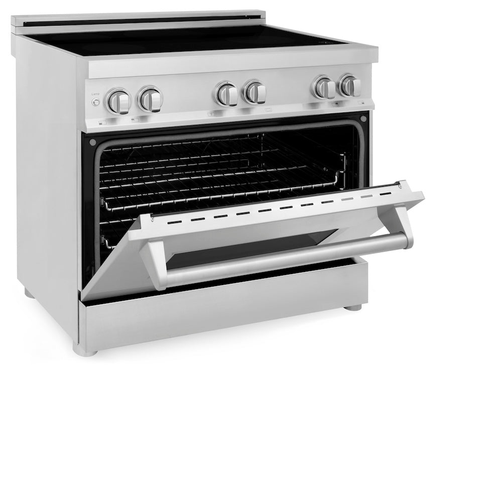 ZLINE 36 in. 4.6 cu. ft. Induction Range with a 4 Element Stove and Electric Oven in Stainless Steel (RAIND-36)