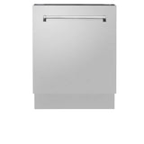 ZLINE Kitchen Package with Water and Ice Dispenser Refrigerator, 30 in. Gas Range, 30 in. Over the Range Microwave and 24 in. Tall Tub Dishwasher (4KPRW-SGROTRH30-DWV)