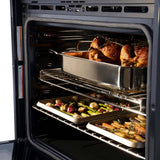 ZLINE 30 in. Professional Electric Double Wall Oven with Self Clean and True Convection in Stainless Steel (AWD-30)