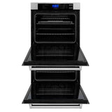 ZLINE Kitchen Package with 36 in. Stainless Steel Rangetop and 30 in. Double Wall Oven (2KP-RTAWD36)