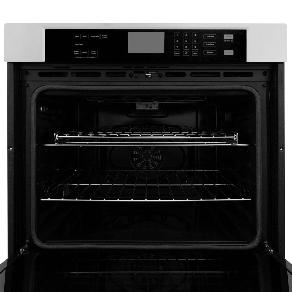 ZLINE 30 in. Professional Electric Single Wall Oven with Self Clean and True Convection in Stainless Steel (AWS-30)