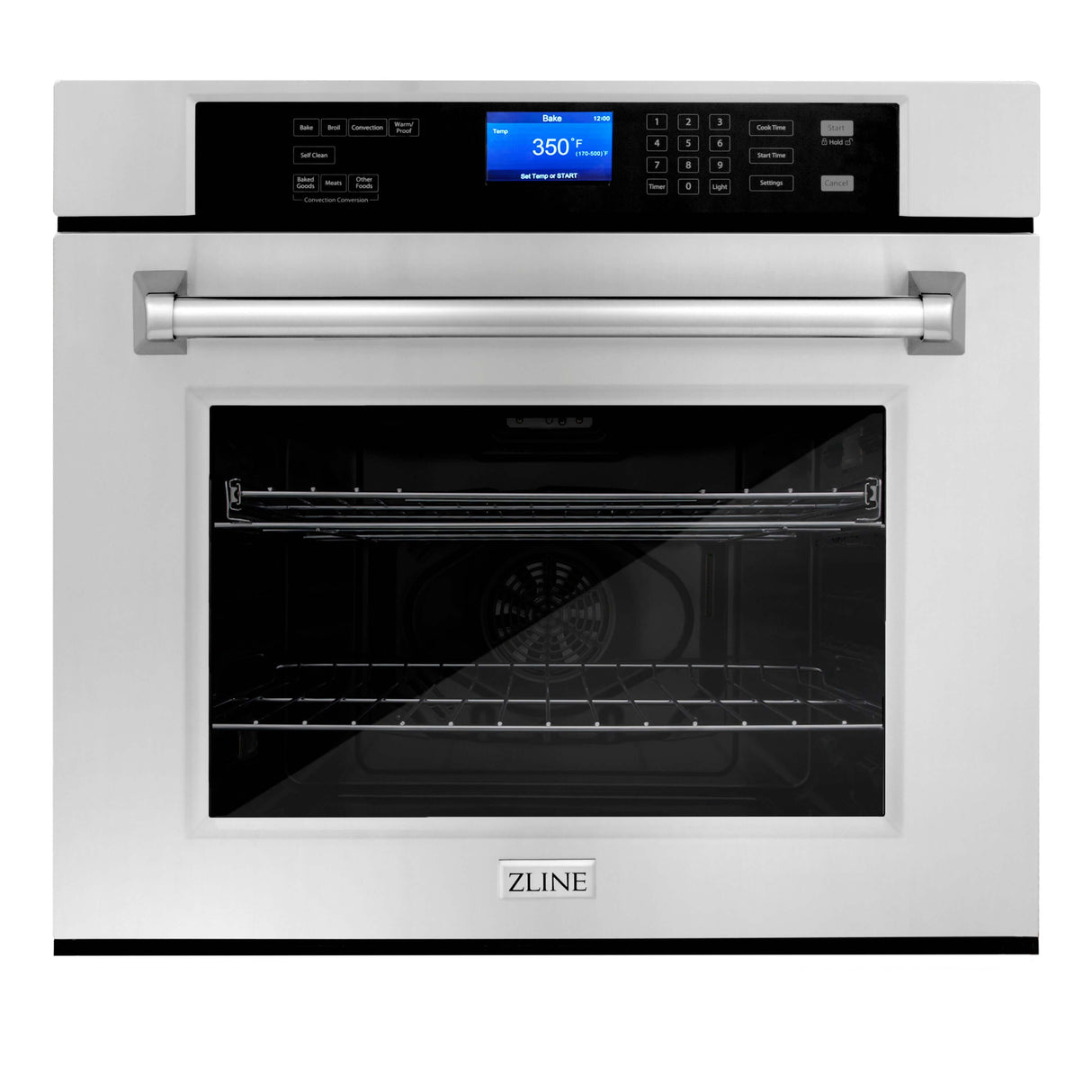 ZLINE Kitchen Package with Refrigeration, 36 in. Stainless Steel Rangetop, 30 in. Range Hood, 30 in. Single Wall Oven and 24 in. Tall Tub Dishwasher (5KPR-RTRH30-AWSDWV)